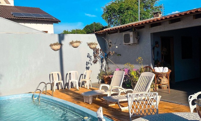 Foz do Iguacu Apartment | Casa 3 suites 1 quarto piscina AC 10 Hos