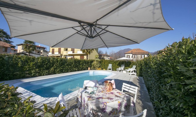 Leggiuno Apartment | Casa Amabile With Salty water Pool, Leggiuno, Italy