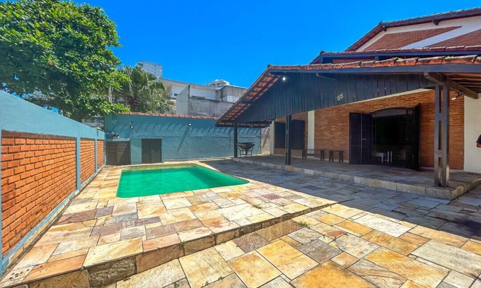 Enseada House | Casa com piscina e lazer próximo à Praia - Guarujá