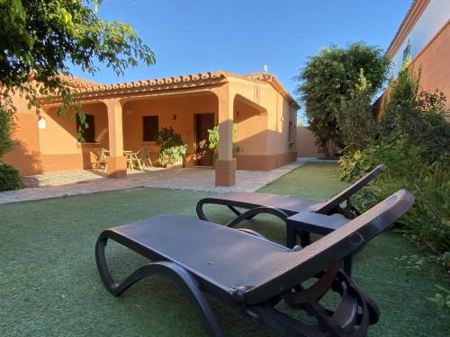 El Palmar Ski Chalet | Casa con jardín privado y piscina compartida
