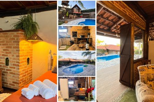 Caetetuba House | Casa de Hospedes Chalé Rustico com Banheira e Piscina Privativa a 1h de SP Espaço Totalmente Privativo