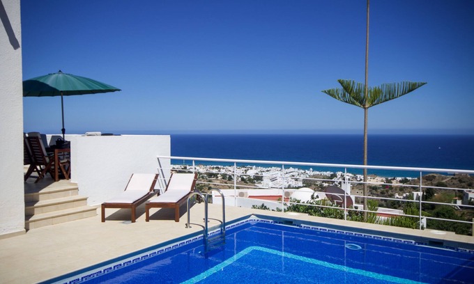 La Parata Ski Chalet | Casa Gudrum - villa with 3 bedroom, 2 bath, pool and stunning sea views