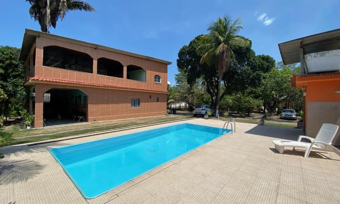 Guaratiba House | CASA inteira entre Guaratiba e Campo Grande, Rio de Janeiro, RJ - a 40 min da praia, próximo ao Estádio Miecimo da Silva e Park Shopping-Ideal para descanso, encontros, festa e lazer-3000 m2