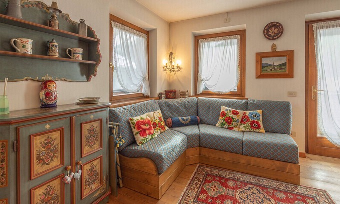Vodo Cadore Apartment | Casa Le Vivane, with baklcony and view