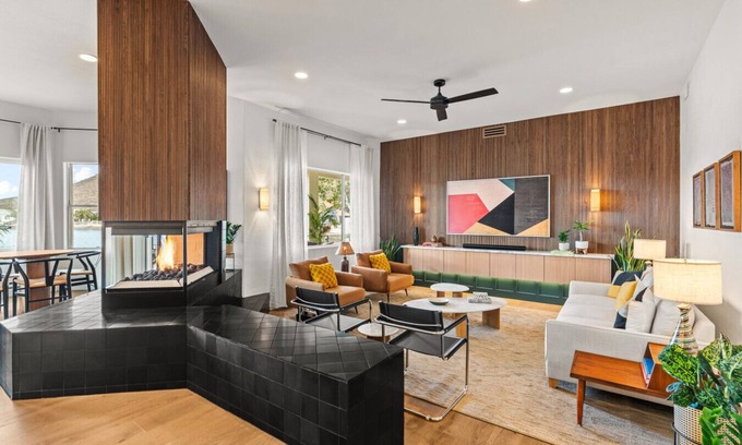 Arrowhead Lakes House | Casa Madera | Mid-Century Lakefront Oasis with Heated Pool, Hot Tub & Pontoon Boat