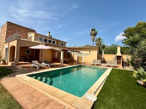 Campos Villa | Casa rural, finca rústica con piscina Cas Padrins de Campos, Mallorca