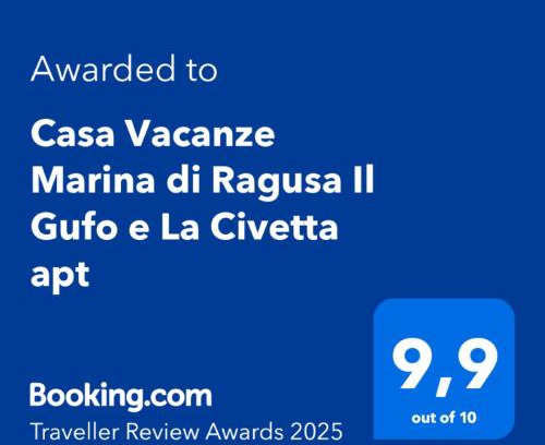 Gravina House | Casa Vacanze Marina di Ragusa Il Gufo e La Civetta apt