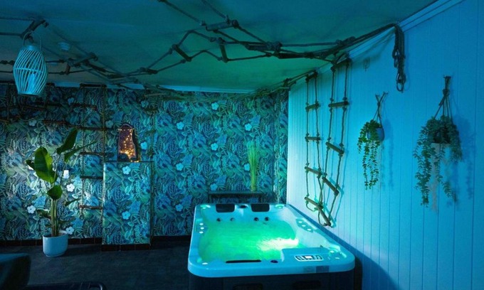 Buzet House | Casawellness améthyste ou jaspe océan avec jacuzzi intérieur