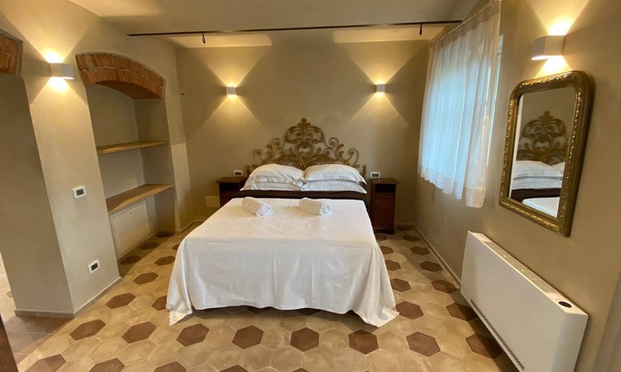 Monforte d'Alba Other | Cascina Bricco San Pietro, accommodation with room, living room/kitchen,Finnish sauna