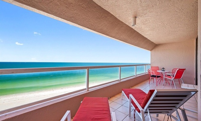 Sand Key Condo | CBC 1-15D – Gulf and Intercoastal water Views!
