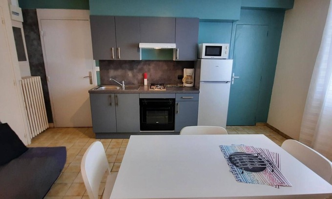 La Roche-Posay Apartment | Central 1BR Apartment with Wi-Fi and Laundry, Near Shops & Thermal Baths