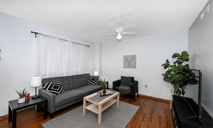 Akron Apartment | Central 2 Bd Great for Traveling Professionals!