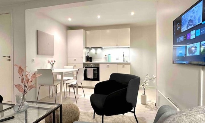 Tromso Apartment | Central Gem: 2 Elektriske Biler, 2/3 Bdrm Familievennlig Tromsø Apt