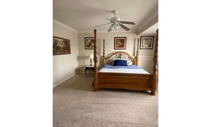American Fork Apartment | Central located 3 bed 2 bath group & family-friendly bsmt step-out Apt w view