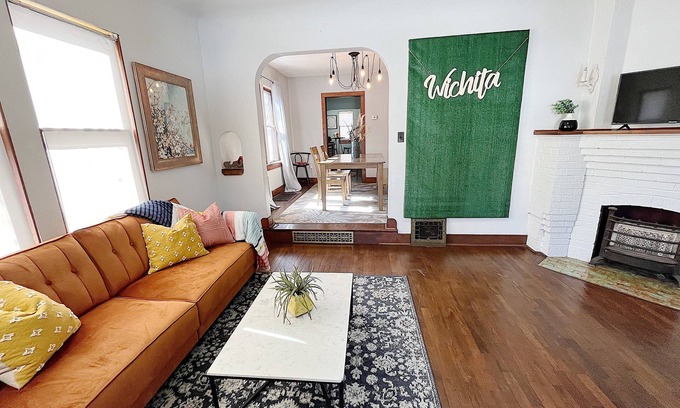 Wichita House | Centrally Located Mini-Castle