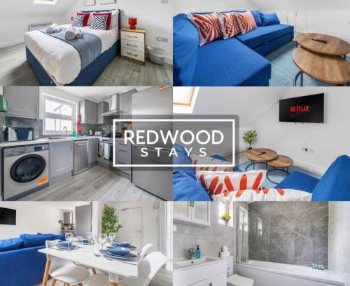 Rushmoor District Apartment | CENTRALLY LOCATED SERVICED APARTMENTS IN ALDERSHOT TOWN CENTRE, FREE WiFi, ITS PERFECT FOR BUSINESS STAYS, FAMILIES, RELOCATIONS, EXTENDED STAYS, AND EMERGENCY ACCOMMODATION by REDWOOD STAYS