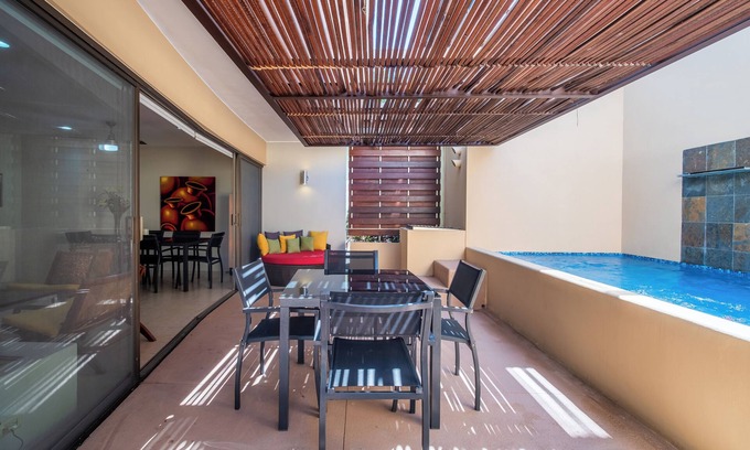 P Chahue Condo | Centrally located with private dipping pool