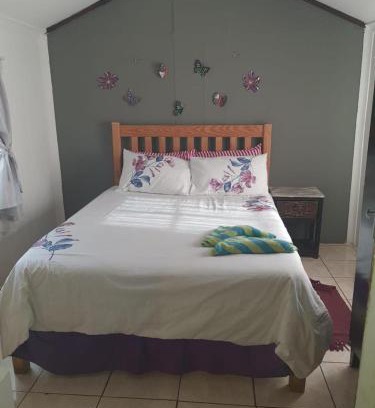 Broederstroom Ski Chalet | Chalet 1 Camping Style at Cynthias Country Farmstay Outside bathroom