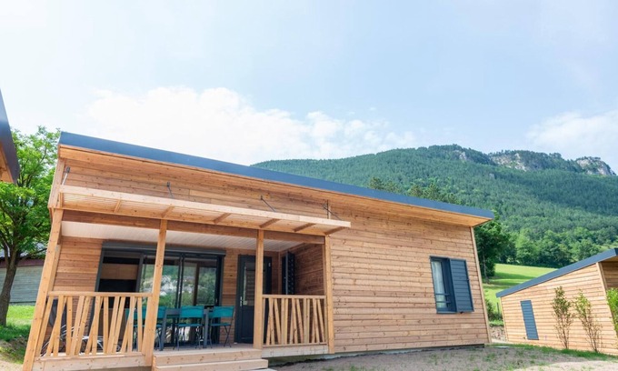 Saint-Bauzile House | Chalet 6/8 people - Camping Les Berges du Bramont