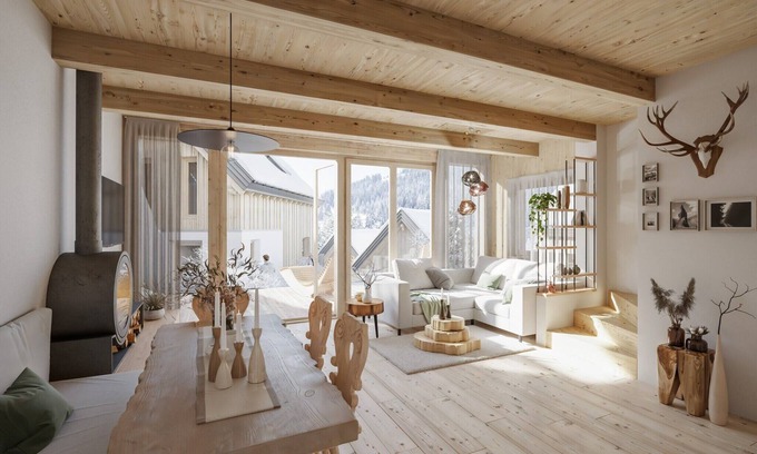 Schonberg House | Chalet #7 mit 3 Schlafzimmern und Sauna