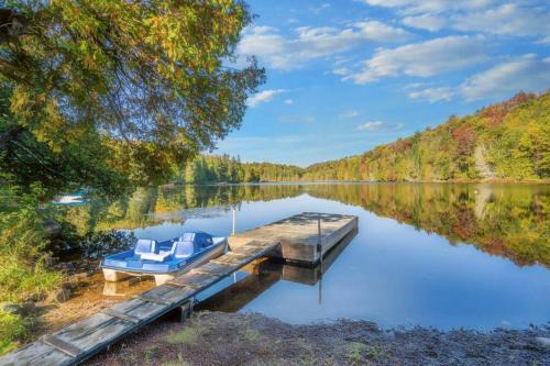 St-Adolphe-d'Howard House | Chalet des montagnes avec spa et lac