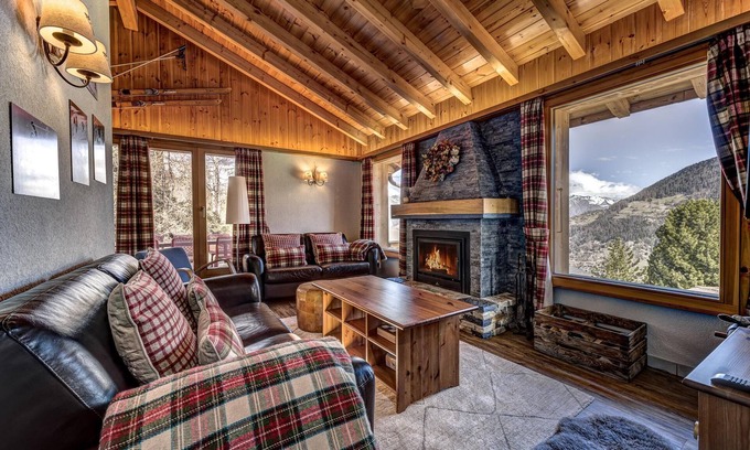 Mayens-de-Riddes Ski Chalet | Chalet Khione - La Tzoumaz, 4 Vallees