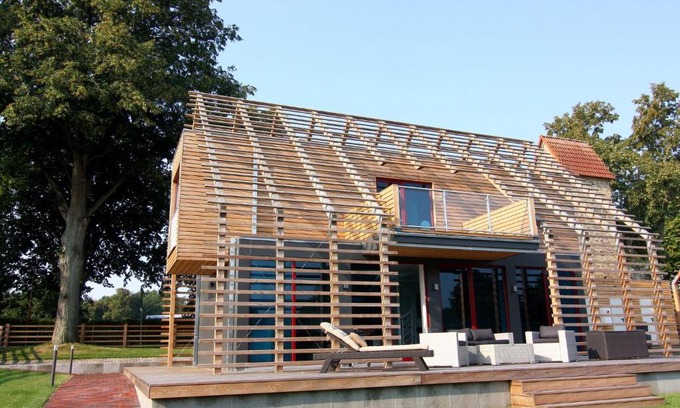 Wendorf House | Chalet mit Außensauna in Wendorf