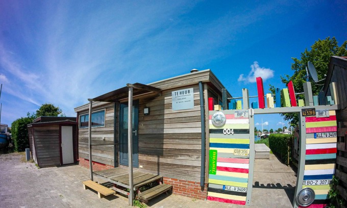 Anjum Ski Chalet | Chalet Valentina with sauna by the Lauwersmeer