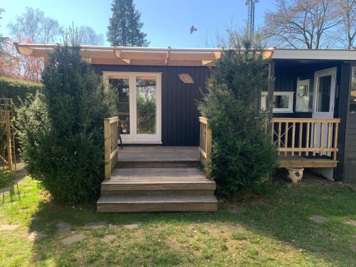Garderen Ski Chalet | Chalet with balcony in Veluwe