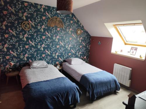 Tourville-la-Campagne House | chambre 2 lits d'une personne