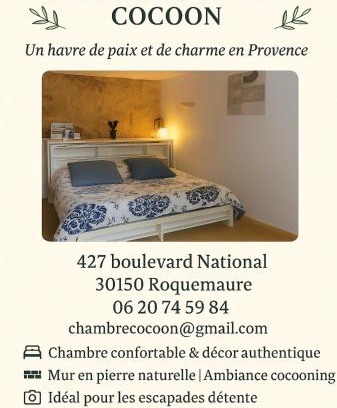 Roquemaure Bed & Breakfast | chambre cocoon