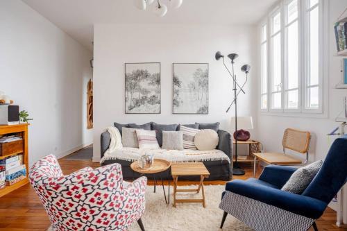 Richebourg - Saint-Clement House | Chambre d'hôtes - Arty & Élégante - SDB privée - Central