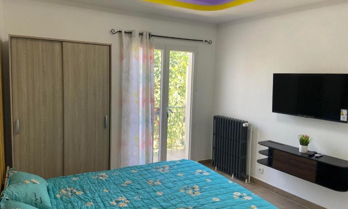 Prayssac Bed & Breakfast | Chambre n°7 (1-2pers) + Balcon