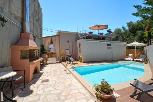 Melidoni Villa | Chara Villas with 20m2 swimming pool-BBQ!