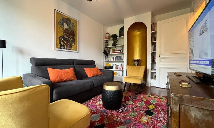 Quartier de la Roquette Apartment | Charm & Comfort in Bastille - Just Like Home
