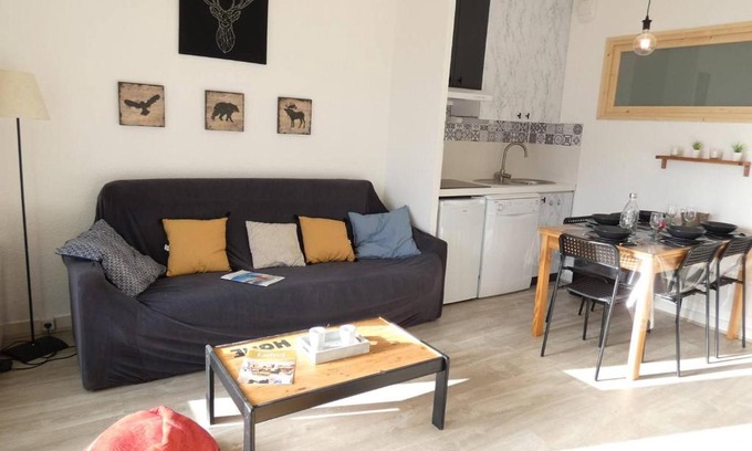 Pla d'Adet Apartment | Charmant T2 pour 6 pers. avec balcon sud, proche pistes à Saint-Lary-Soulan - FR-1-457-280