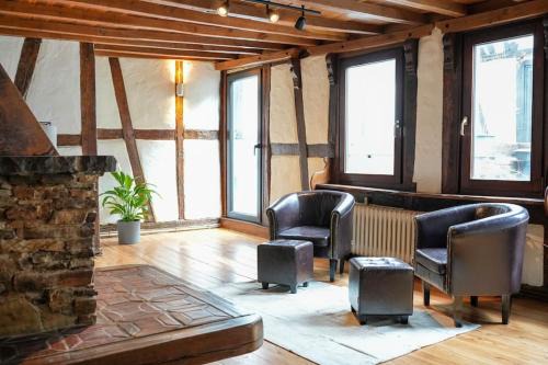 Altstadt Apartment | Charmante Fachwerk Wohnung mit Terrasse in der Altstadt
