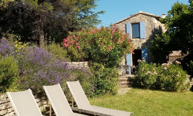Lacoste House | Charme D'un mas en Luberon, Calm, Panoramic view, Swimming pool, Fireplace