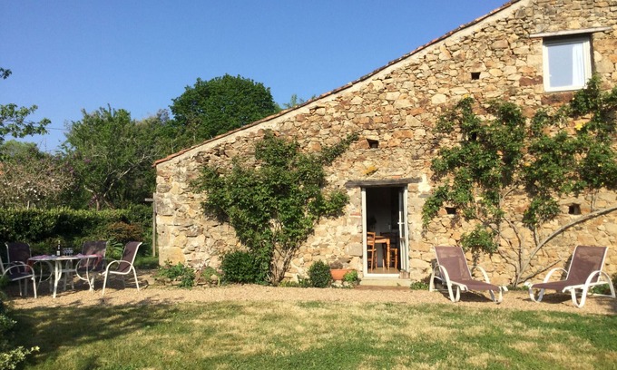 Rives de l'Yon Cottage | Charming Renovated Barn with Garden, Near Attractions and Trails