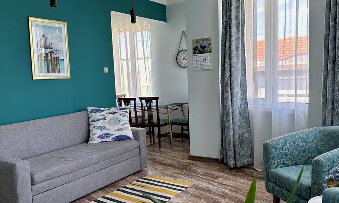 Varna City Centre Apartment | Charming 1-bedroom apartment in the city centre of Varna with infinity sea view!