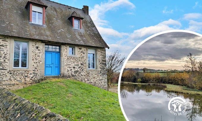 Bonchamp-les-Laval Cottage | Charming 16th-Century Cottage with Private Lake near Laval