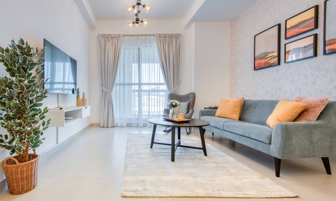 Al Quoz 4 Apartment | Charming 1BR at Al Khail Heights Al Quoz by Deluxe Holiday Homes