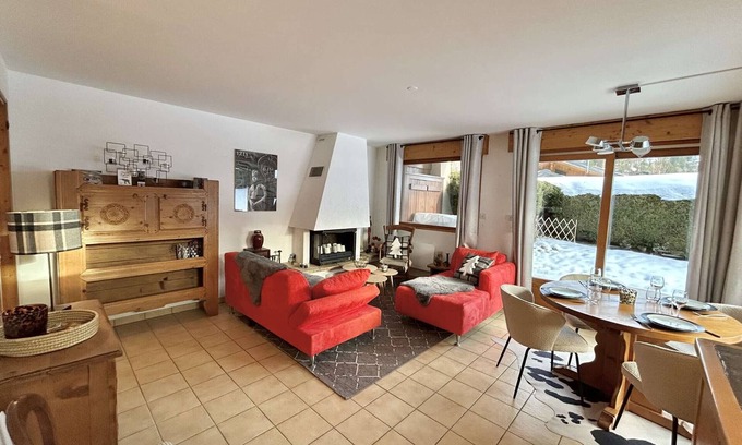 Demi-Quartier Apartment | Charming 2-bedroom apartment, garden, parking, and wifi in Demi-Quartier