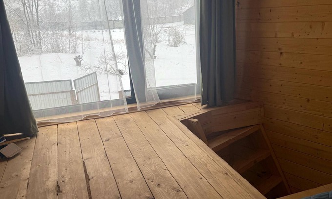 Almaty Ski Chalet | Charming 2-bedroom chalet with AC, WiFi in gorgeous Almaty with Mountain View