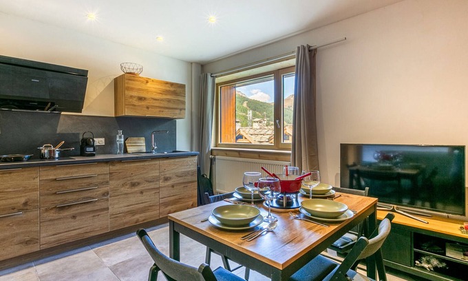 Le Cret Apartment | Charming 2-room in Val d'Isère - WIFI, for 4 pers