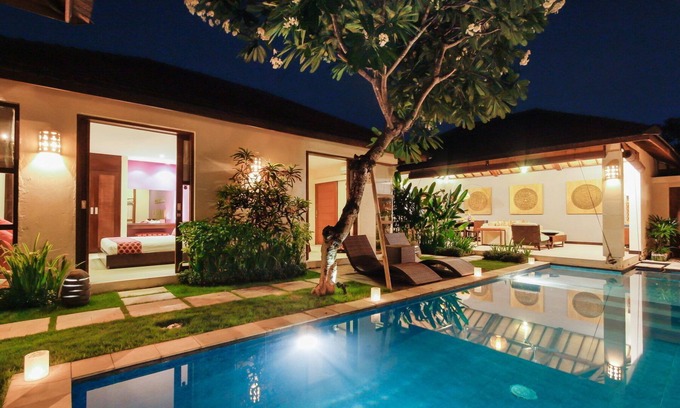 North Legian Villa | Charming 2BR Villa! ONLY 4Min Drive To Kuta Beach! W/Private Swimming Pool!