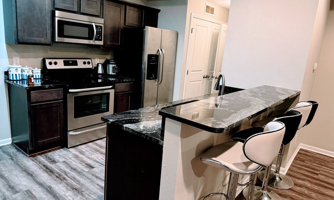 Grimes House | Charming 3-bedroom townhome in Grimes with WiFi and AC