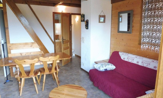 Crest-Voland Apartment | Charming 3-Room Apartment in Crest-Voland - Ski-in/Ski-out, Garage, Sleeps 6