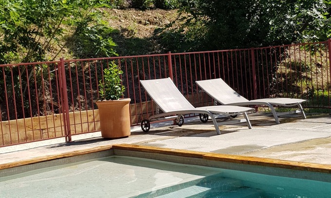 Drome Provencale House | Charming 4-bed house, peaceful, with a pool surrounded by vines & woods