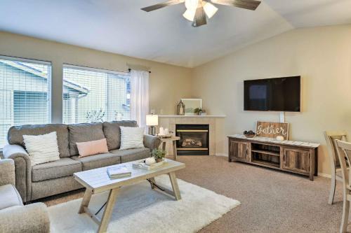 Abbott Loop House | Charming Anchorage Townhouse with Fire Pit!